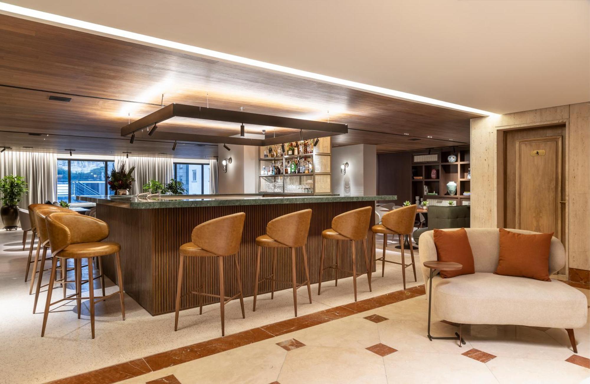 L'Hotel Portobay São Paulo Exterior foto The bar at the 19th floor